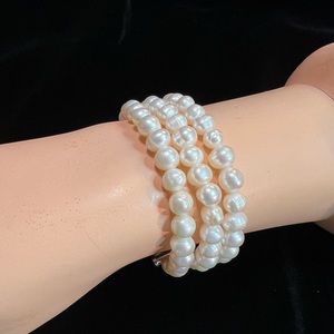 TGGC Pearl Bracelet Silver 925 Clasp